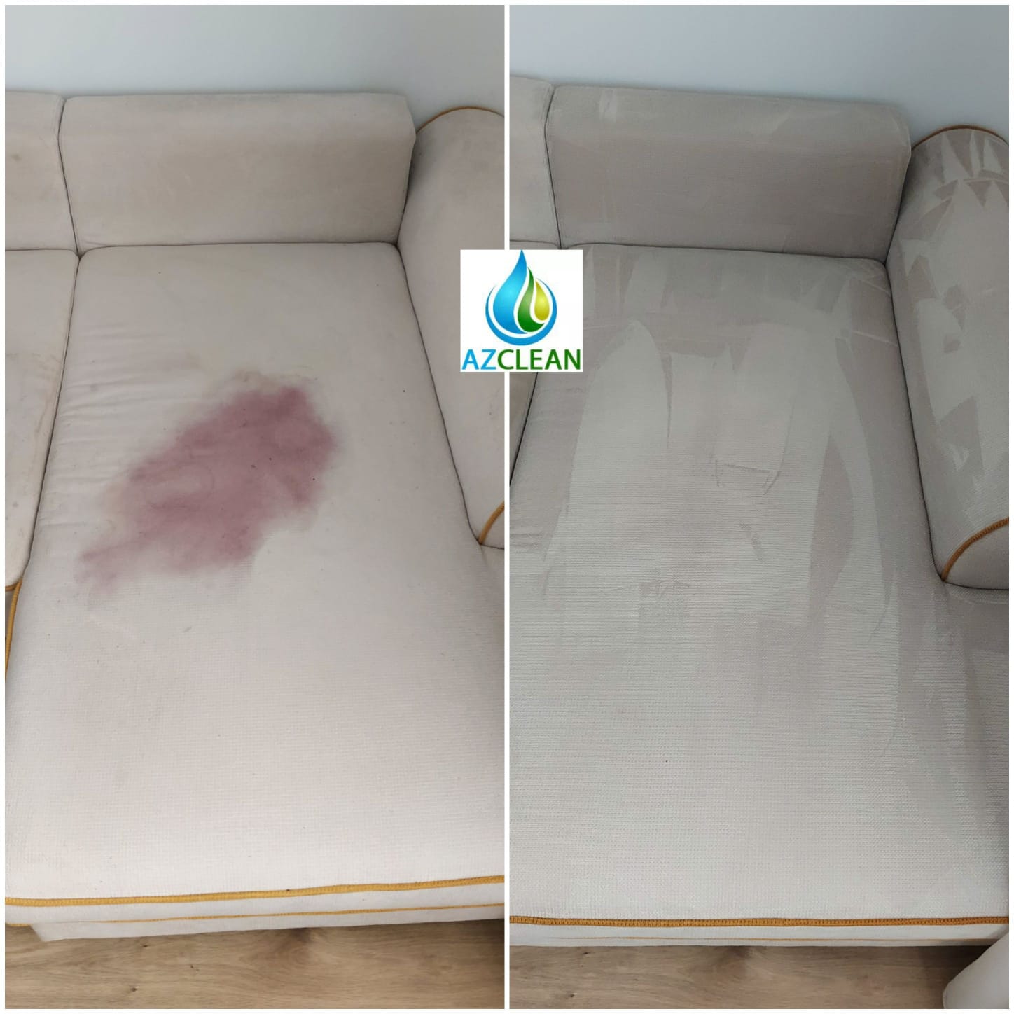 Curatare Canapea - Pata Vin Rosu (Textil)