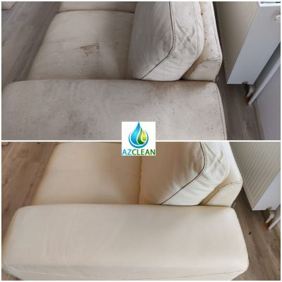 Curatare Canapea Piele Crem